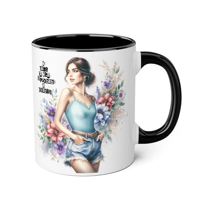 Funny Accent Mug - My Taste in Men is Probably a Disability Humor 11oz Cup