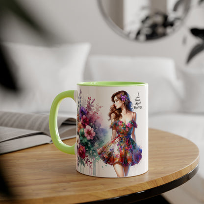 I Can Buy Myself Flowers Accent Mug, 11oz