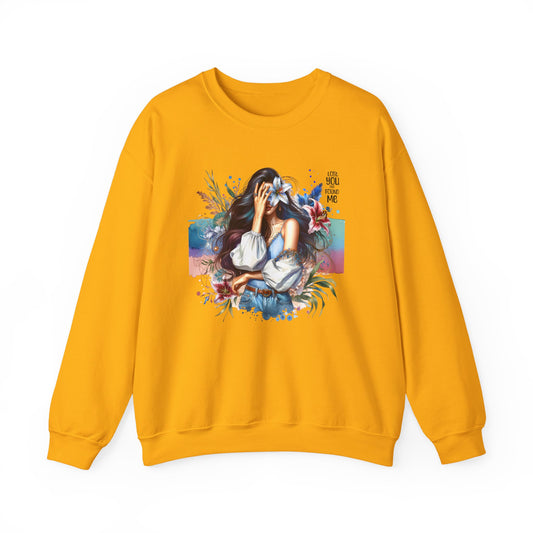 Lost You And Found Me Artistic Unisex Sweatshirt for Comfort and Style - Cozy Apparel, Gift for Her, Trendy Fashion, Relaxed Fit, Casual Wear