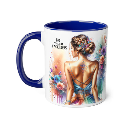 Funny Accent Mug - No Time For F*boys 11oz