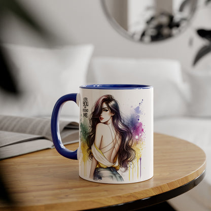 Lost You and Found Me Artistic Accent Mugs | Colorful Watercolor Portraits | Inspirational Coffee Cup | Perfect Gift for Coffee Lovers, Art Enthusiasts, [...]