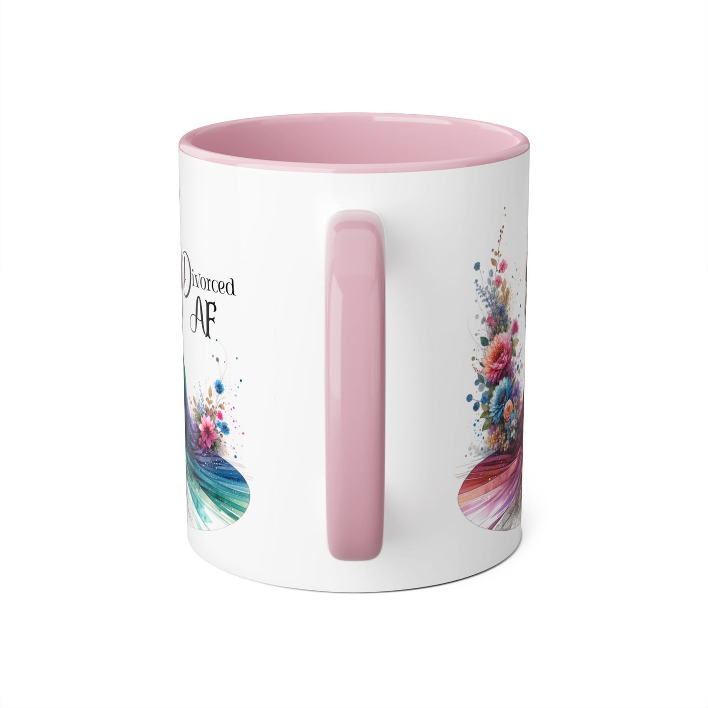 Divorce Celebration Mug, Colorful Accent Coffee Cup, Perfect Gift for Newly Divorced, Self-Care, Encouragement, Unique Coffee Lover Gift