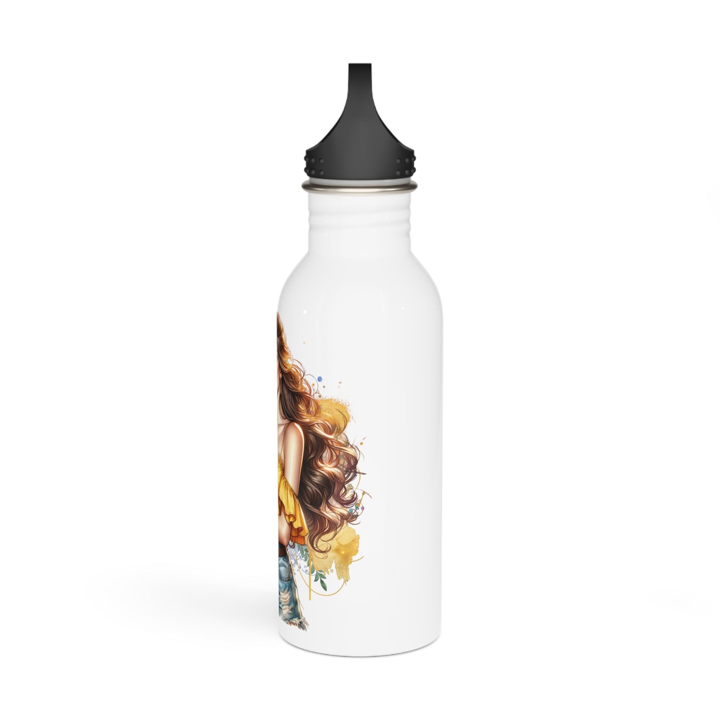 Thank U, Next Stylish Stainless Steel Water Bottle with Inspirational Design, Eco-Friendly Water Bottle, Gift for Her, Workout Hydration, Travel Companion