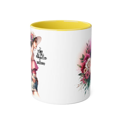 Funny Accent Mug - My Taste in Men is Probably a Disability Humor 11oz Cup