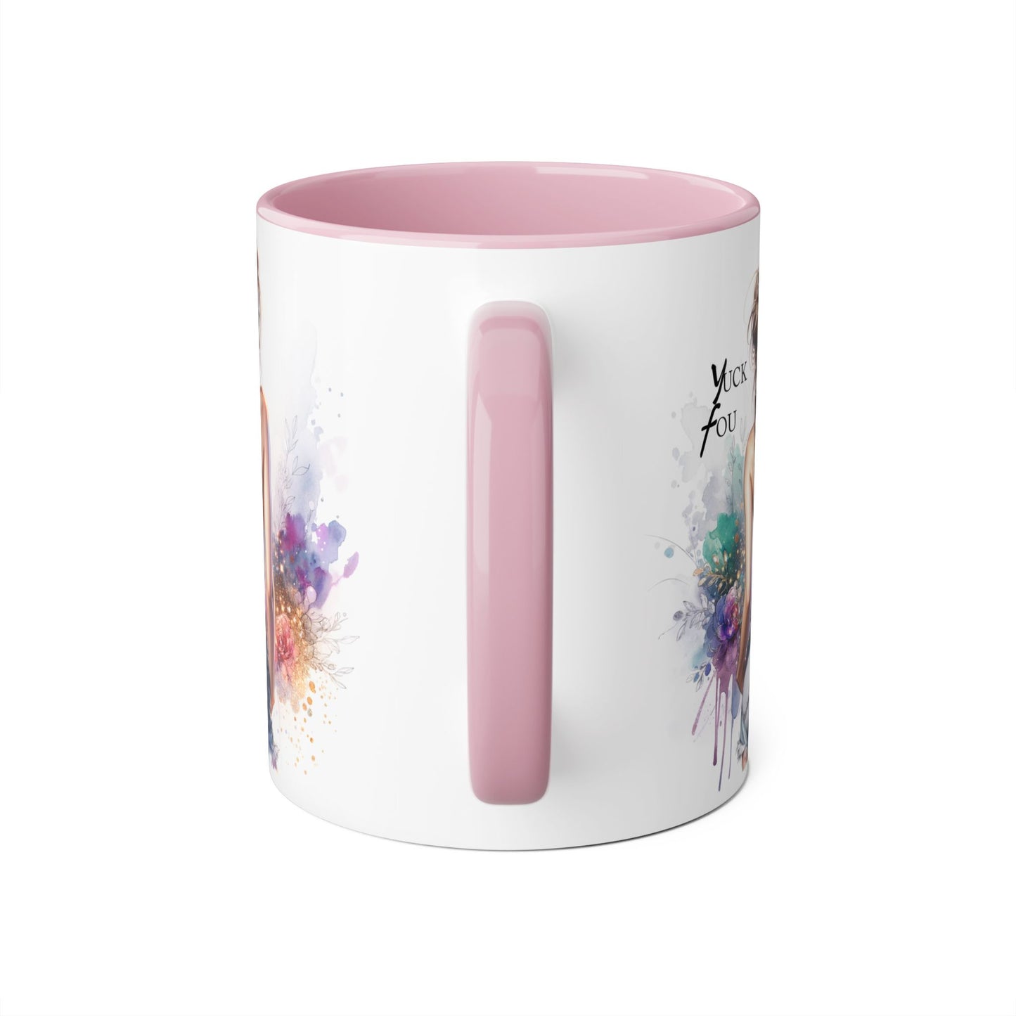 Yuck Fou Chic Coffee Mug, Stylish Drinkware, Gift for Friends, Art Mug, Inspirational Quote Mug, Unique Kitchen Decor, Fun Gift Idea