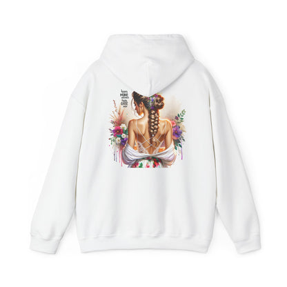 I Don`t Make Mistake, I Just Date Them Floral Tattoo Art Hoodie, Cozy Pullover, Gift for Her, Casual Lounge Wear, Perfect for Holidays & Celebrations