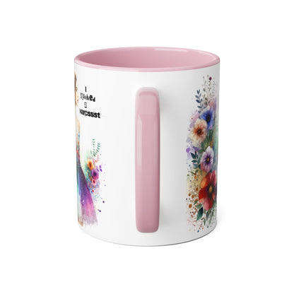 Colorful Floral Quotes Coffee Mug, Gift for Flower Lovers, Inspirational Mug, Unique Tea Cup, Perfect for Birthdays