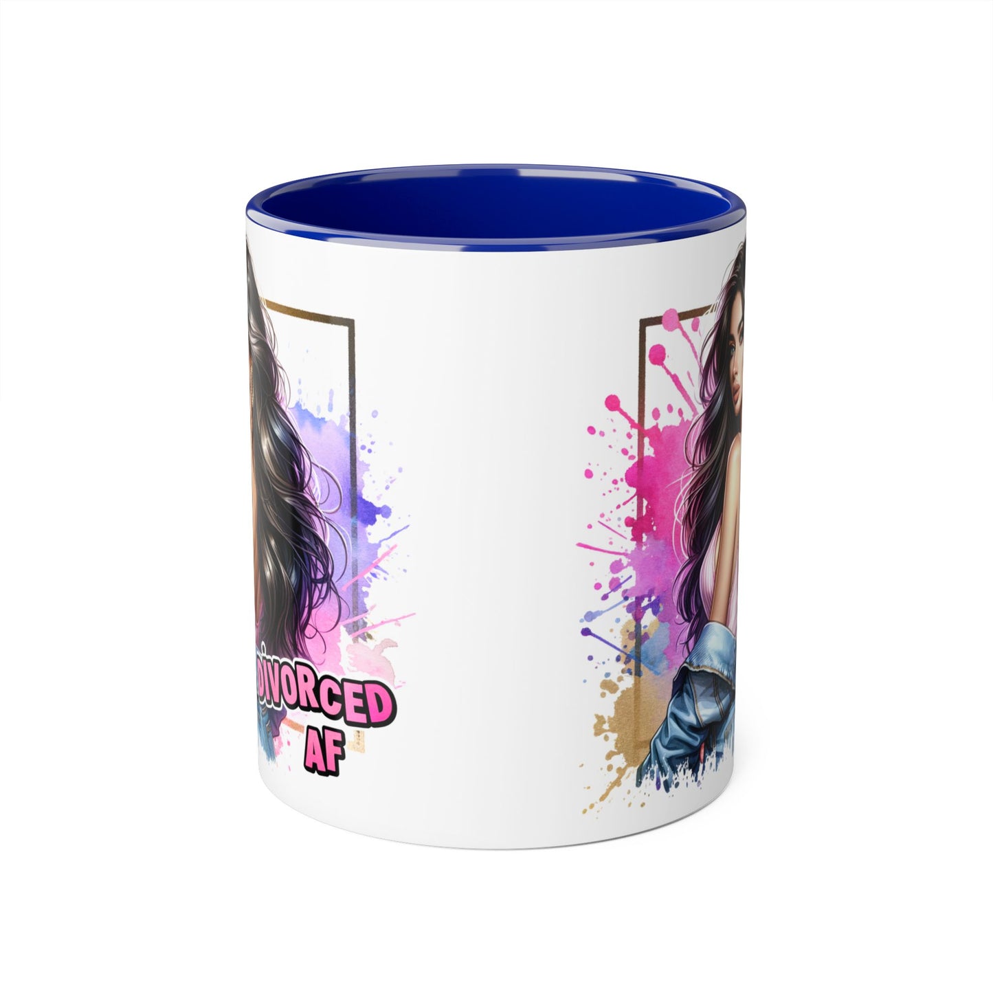 Mug - Divorced AF 11oz Accent Mug