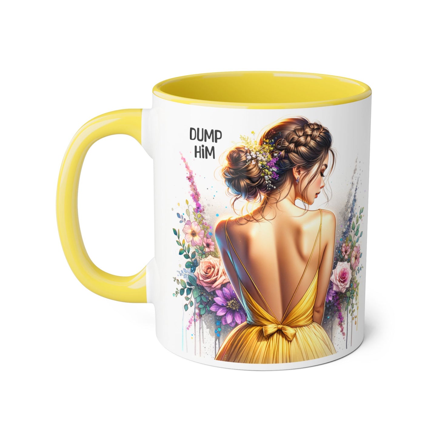 Dump Him Funny Accent Mug 11oz
