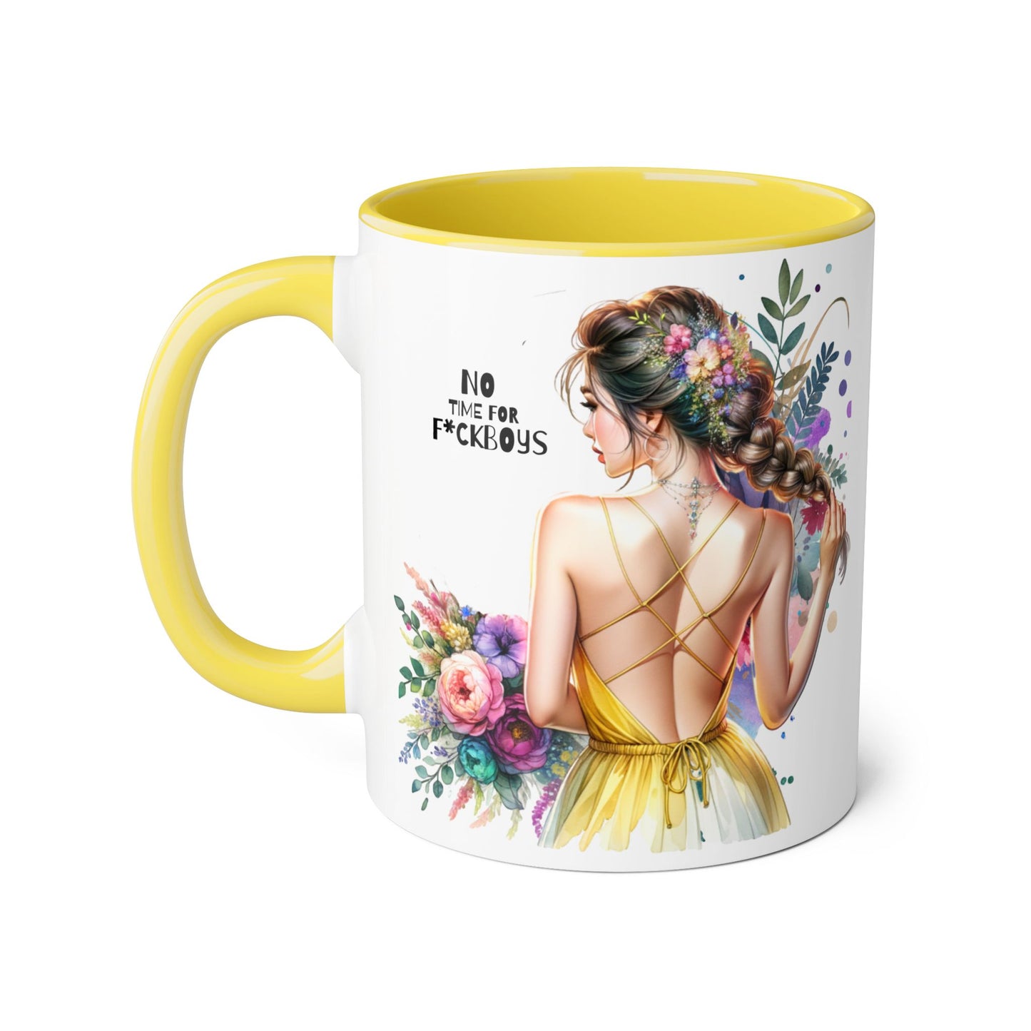 Funny Accent Mug - No Time For F*boys 11oz