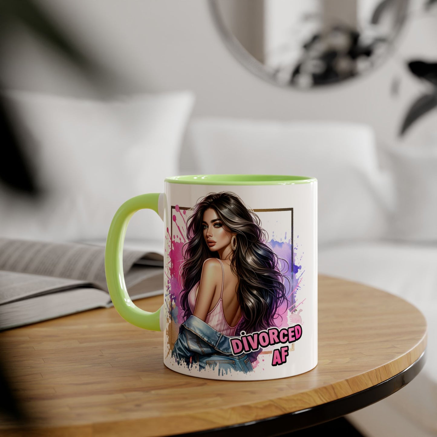 Mug - Divorced AF 11oz Accent Mug