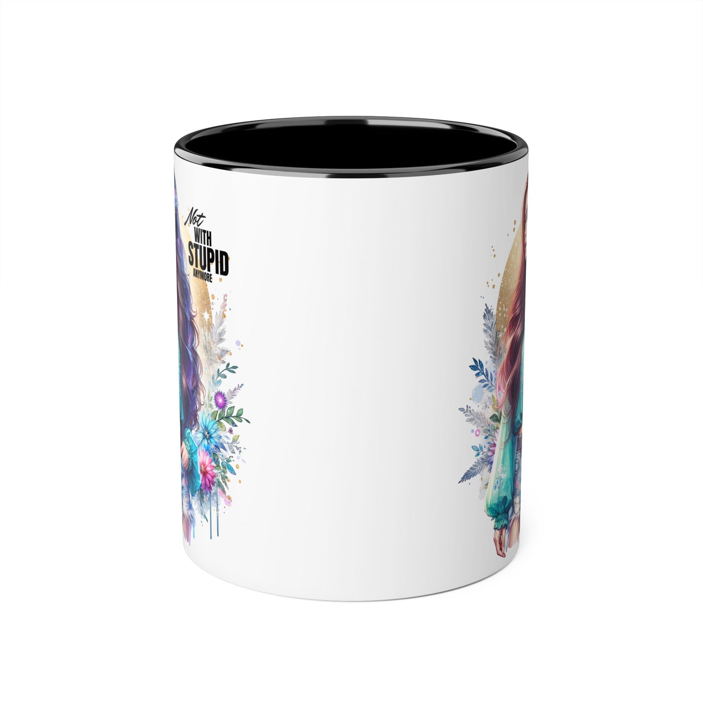 Mug - Not With Stupid Anymore Humoristic 11oz Accent Mug