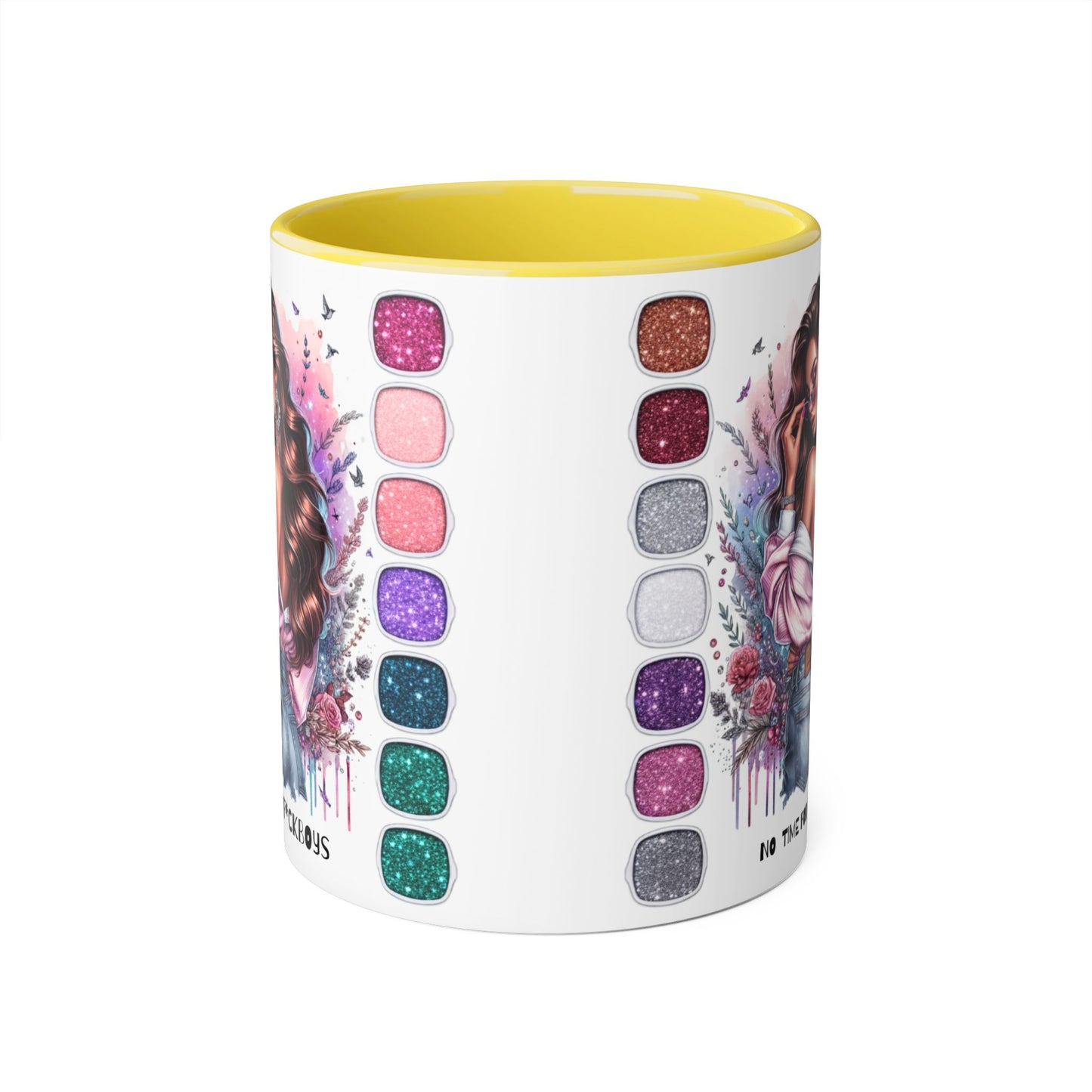 Funny Accent Mug - No Time For F*boys 11oz