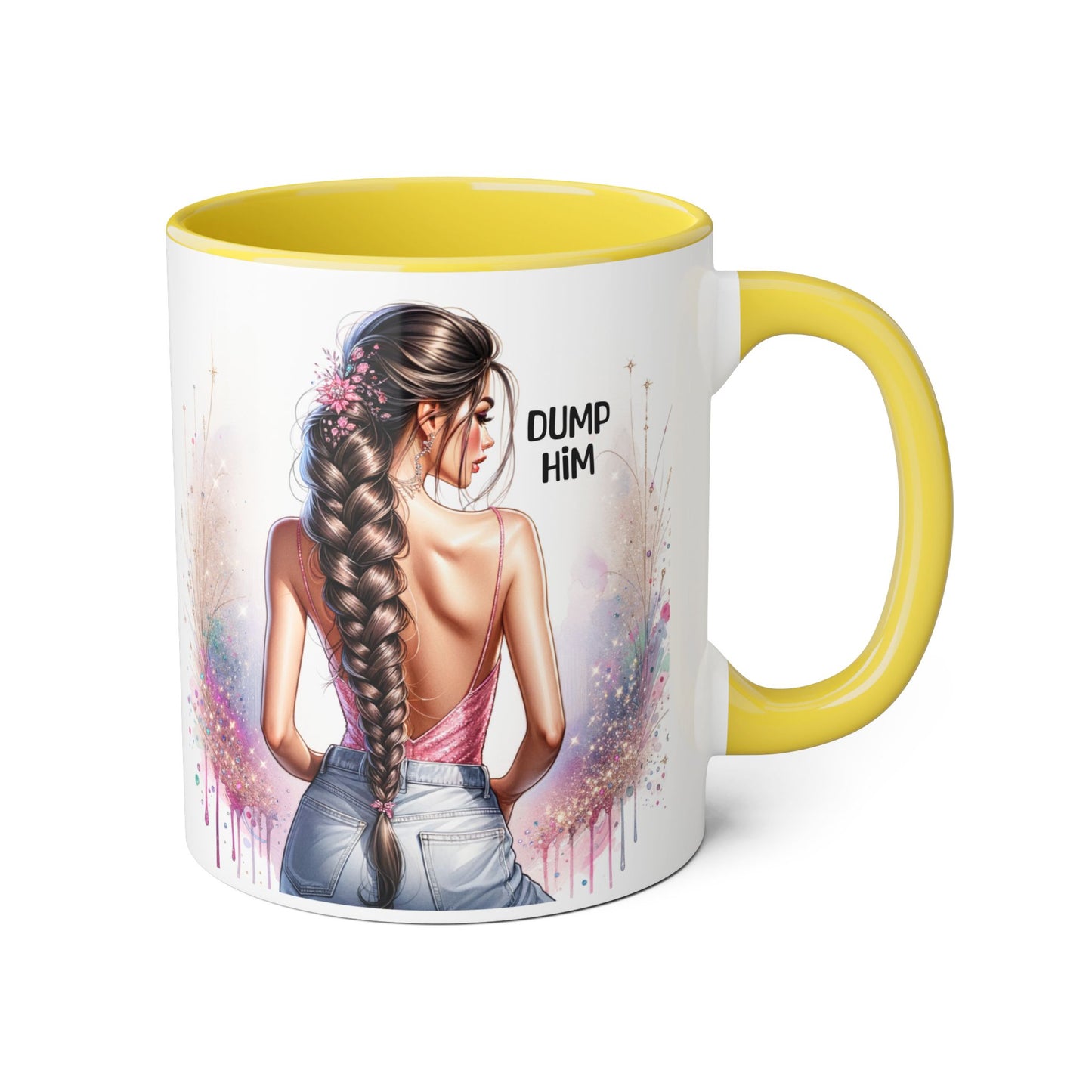 Dump Him Accent Mug, 11oz