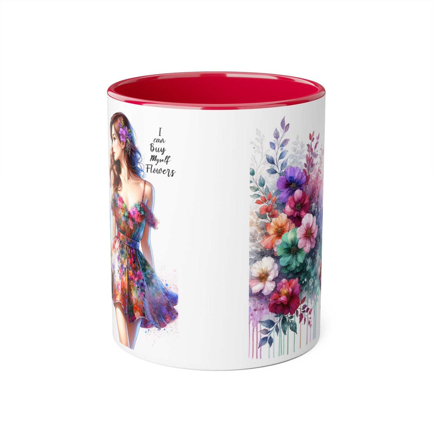 I Can Buy Myself Flowers Accent Mug, 11oz
