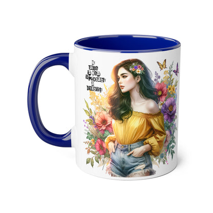 Funny Accent Mug - My Taste in Men is Probably a Disability Humor 11oz Cup