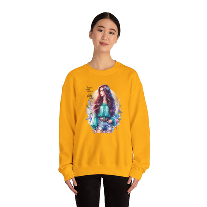 I Don`t  Make Mistakes, I Just Date Them Colorful Bohemian Crewneck Sweatshirt, Cozy Apparel, Unique Gift, Casual Wear, Inspirational Fashion, Artist Design