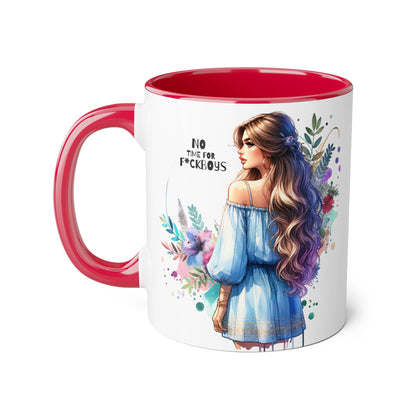 Funny Accent Mug - No Time For F*boys 11oz