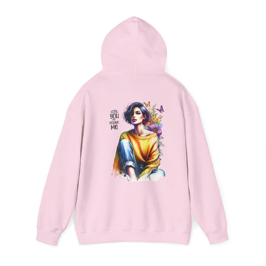 Breakup Hoodie - Unisex Hooded Sweatshirt Lost You and Found Me Design
