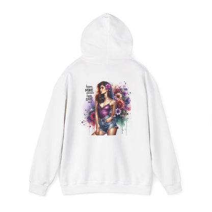 I Don`t Make Mistakes, I Just Date Them Colorful Floral Hooded Sweatshirt - Perfect for Casual Wear, Gifts, Spring Celebrations, Beach Days, and Cozy Evenings
