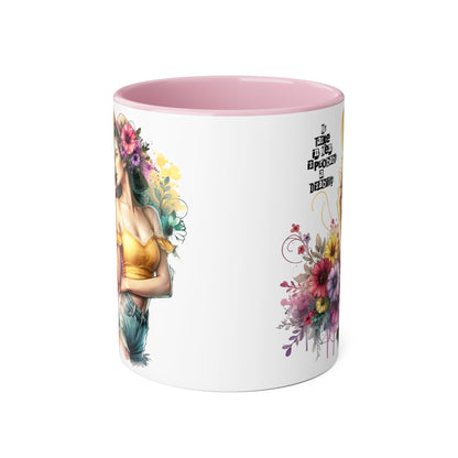 Funny Accent Mug - My Taste in Men is Probably a Disability Humor 11oz Cup