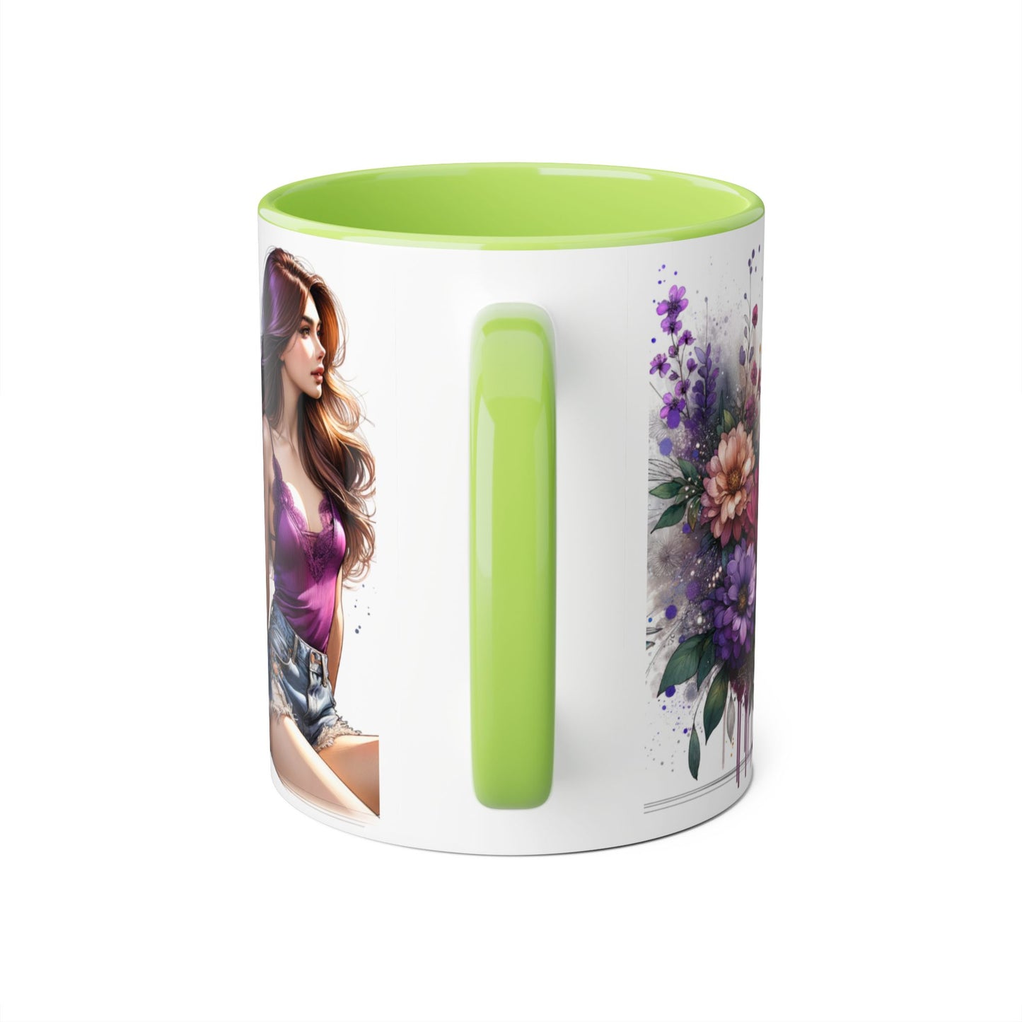I Choose Me Elegant Floral Accent Mug, Coffee Cup, Tea Mug, Gift for Her, Inspirational Drinkware, Home Decor, Birthday Gift, Art Mug