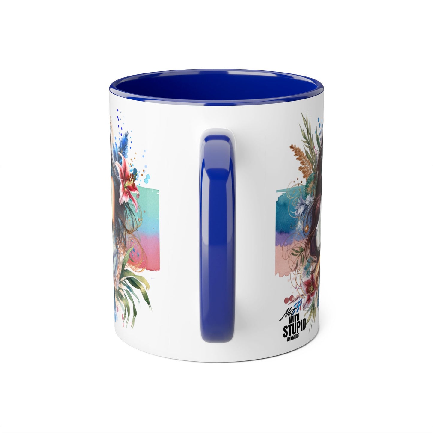 Mug - Not With Stupid Anymore Humoristic 11oz Accent Mug