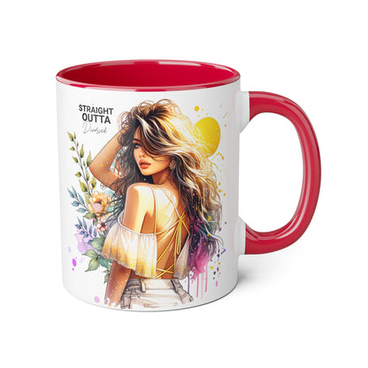 Artistic Accent Mug – Celebrate Your Creativity, Straight Outta Divorced Humoristic , Floral Design Coffee Cup, Perfect for Gifts & Home Decor, [...]