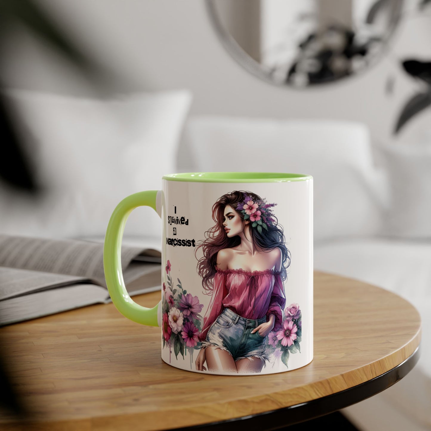 Survivor Mug: Empowering Gift for Self-Care, Unique Coffee Cup, Narcissist Recovery, Inspirational Drinkware, Motivational Home Decor
