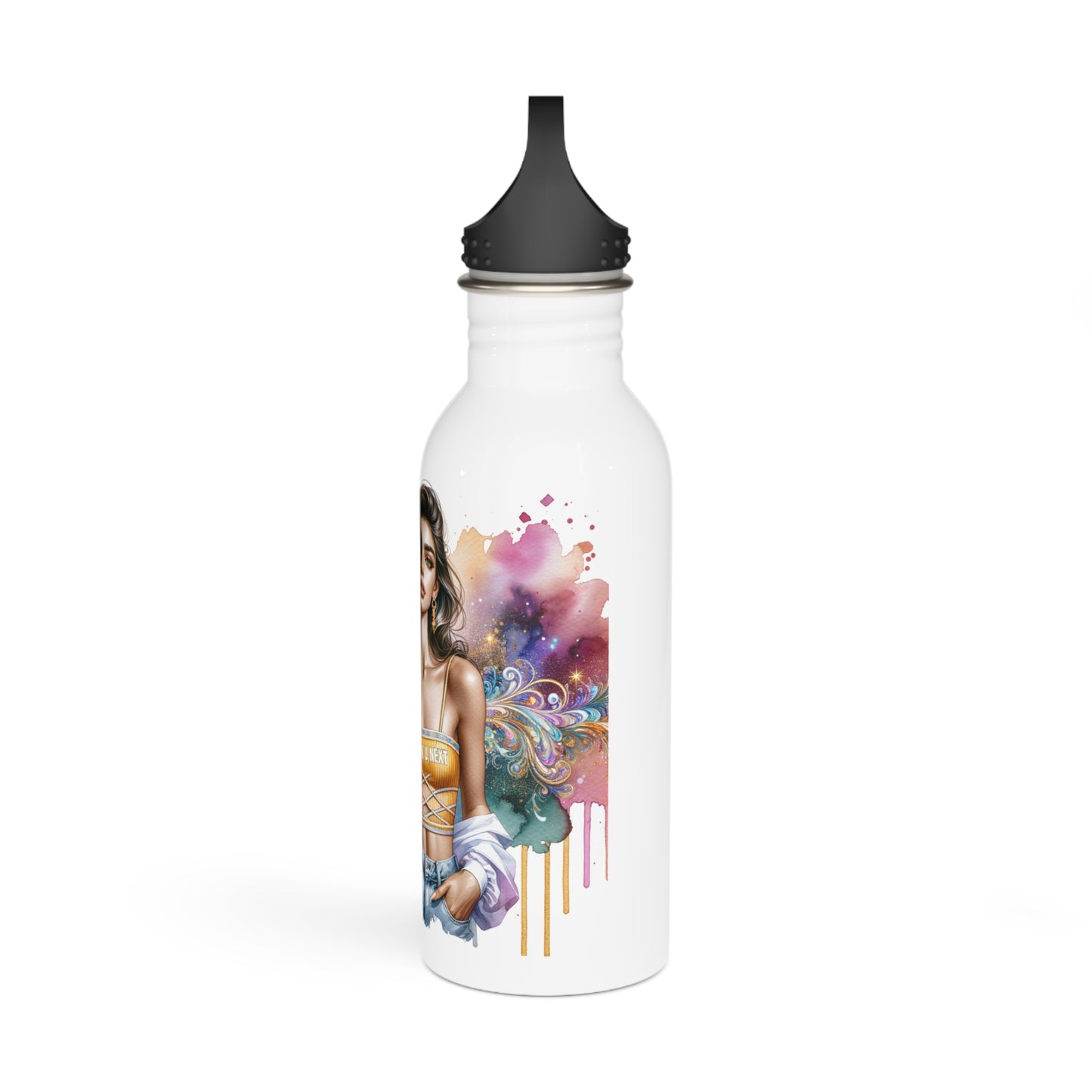 Thank U, Next Vibrant Stainless Steel Water Bottle with Artistic Design, Motivational Fitness Gift, Eco-Friendly Hydration, Gym Accessory, Summer [...]
