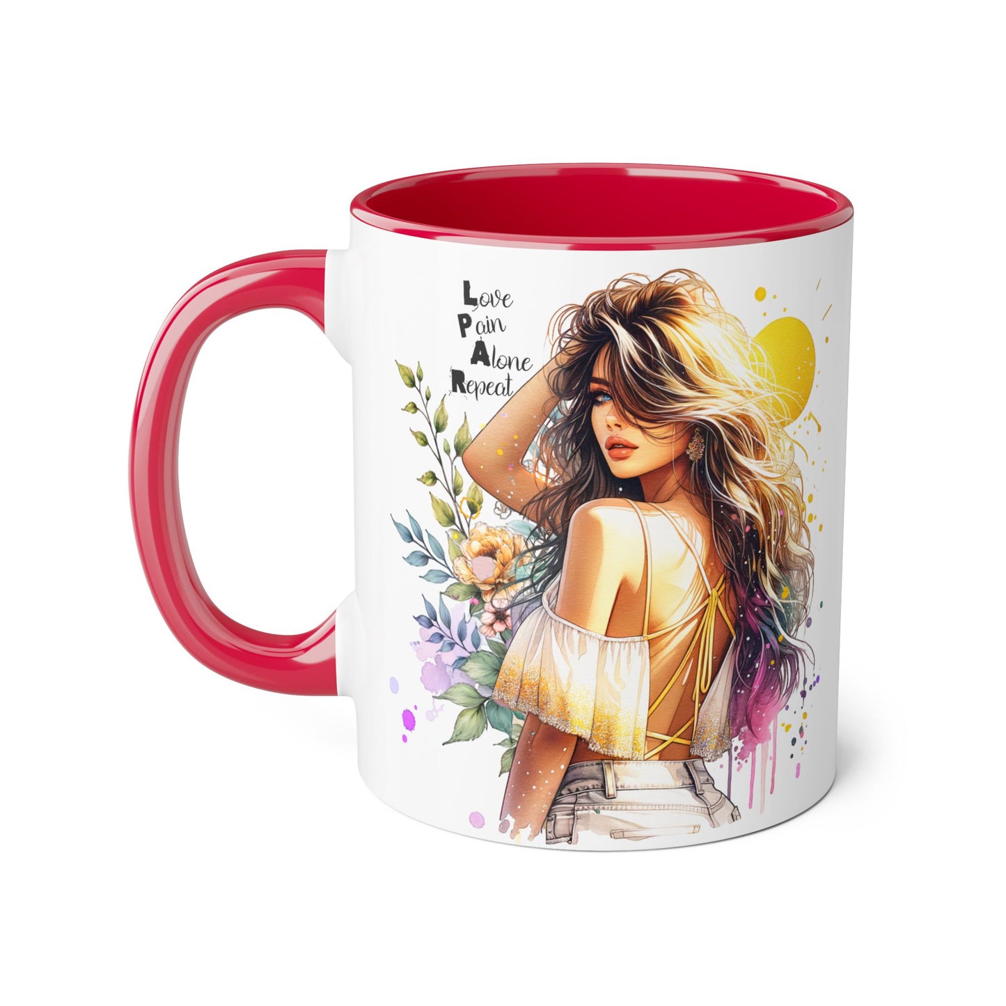 Bohemian Accent Mug - Inspirational Coffee Cup for Dreamers, Perfect Gift for Her, Home Decor, Unique Coffee Mug