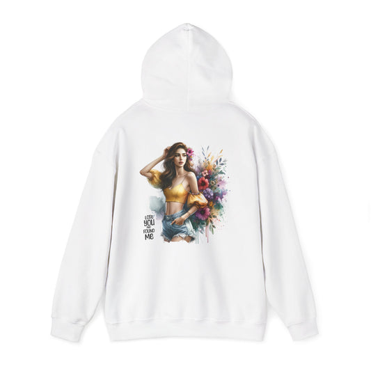 Breakup Hoodie - Unisex Hooded Sweatshirt Lost You and Found Me Design