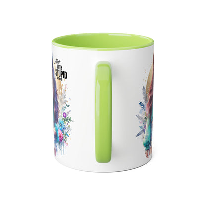 Mug - Not With Stupid Anymore Humoristic 11oz Accent Mug