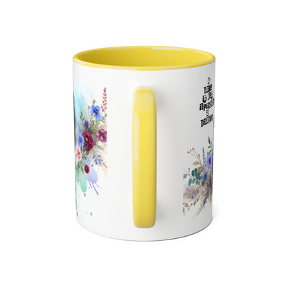 Funny Accent Mug - My Taste in Men is Probably a Disability Humor 11oz Cup