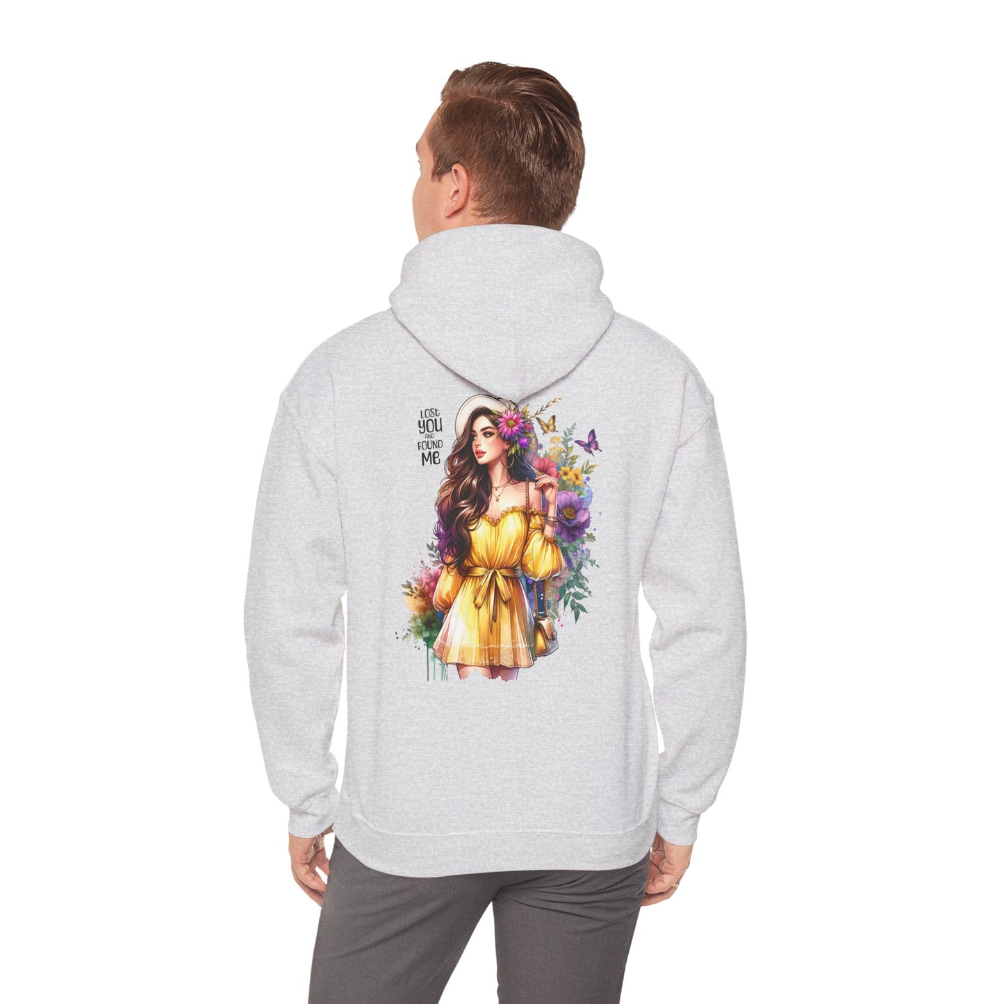 Breakup Hoodie - Unisex Hooded Sweatshirt Lost You and Found Me Design