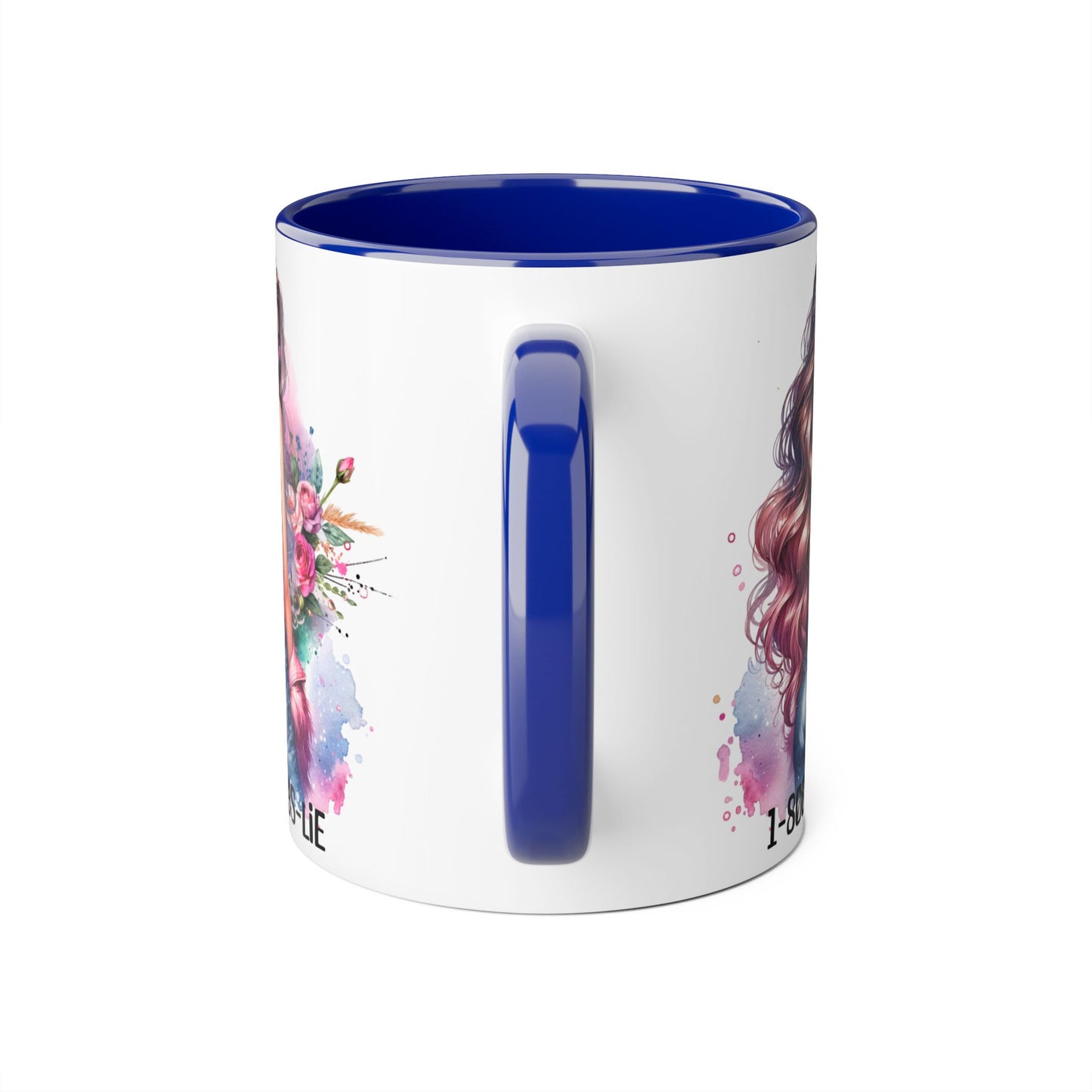 Trendy Coffee Mug with Chic Girl Design - Perfect Gift for Friends, 1-800-Boys-Lie, Cute Floral Mug, Birthday Gift, Coffee Lover, [...]