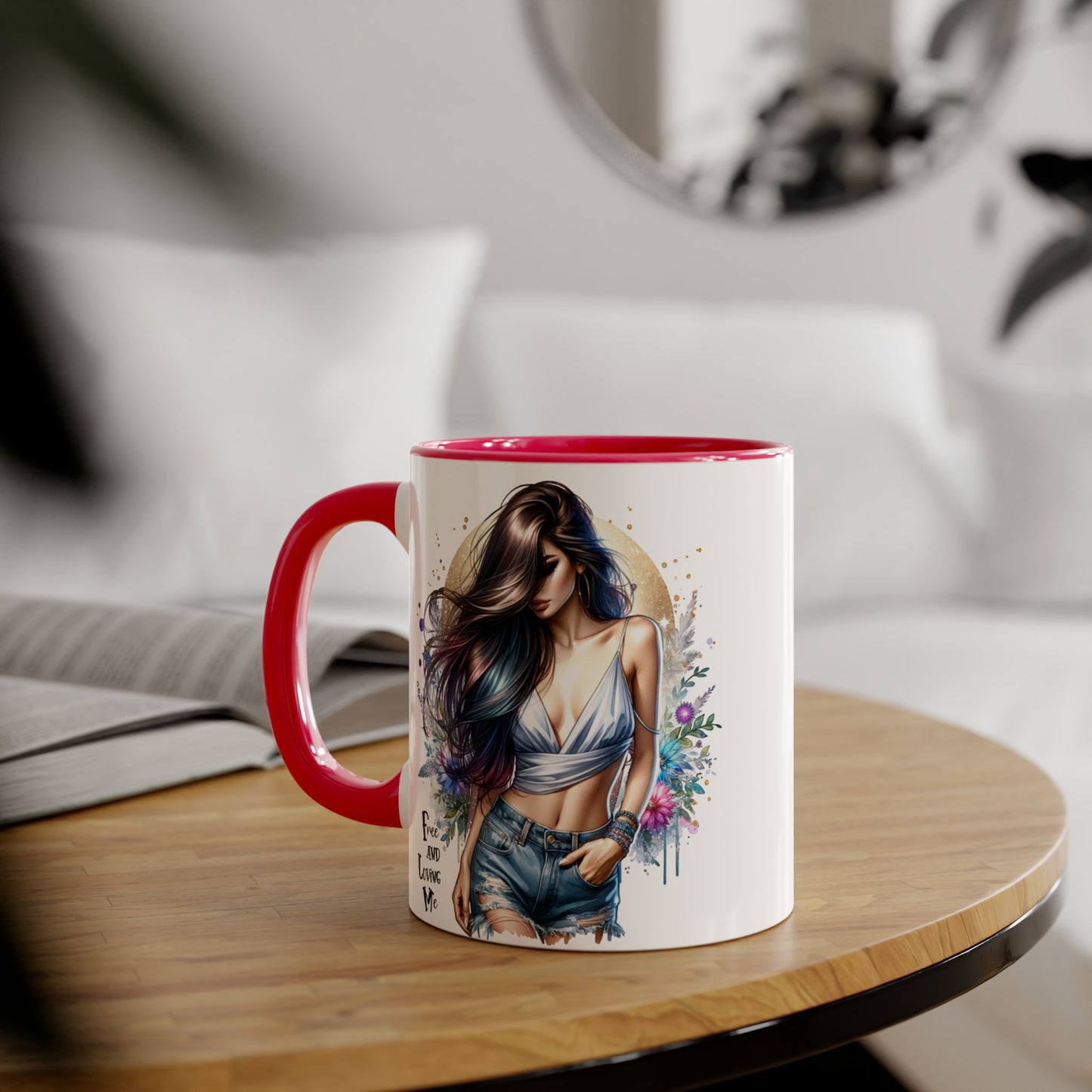 Vibrant Accent Mugs, 11oz with Artistic Design – Perfect for Coffee Lovers and Gift Occasions: Home Decor, Unique Gifts, Art Mugs, [...]