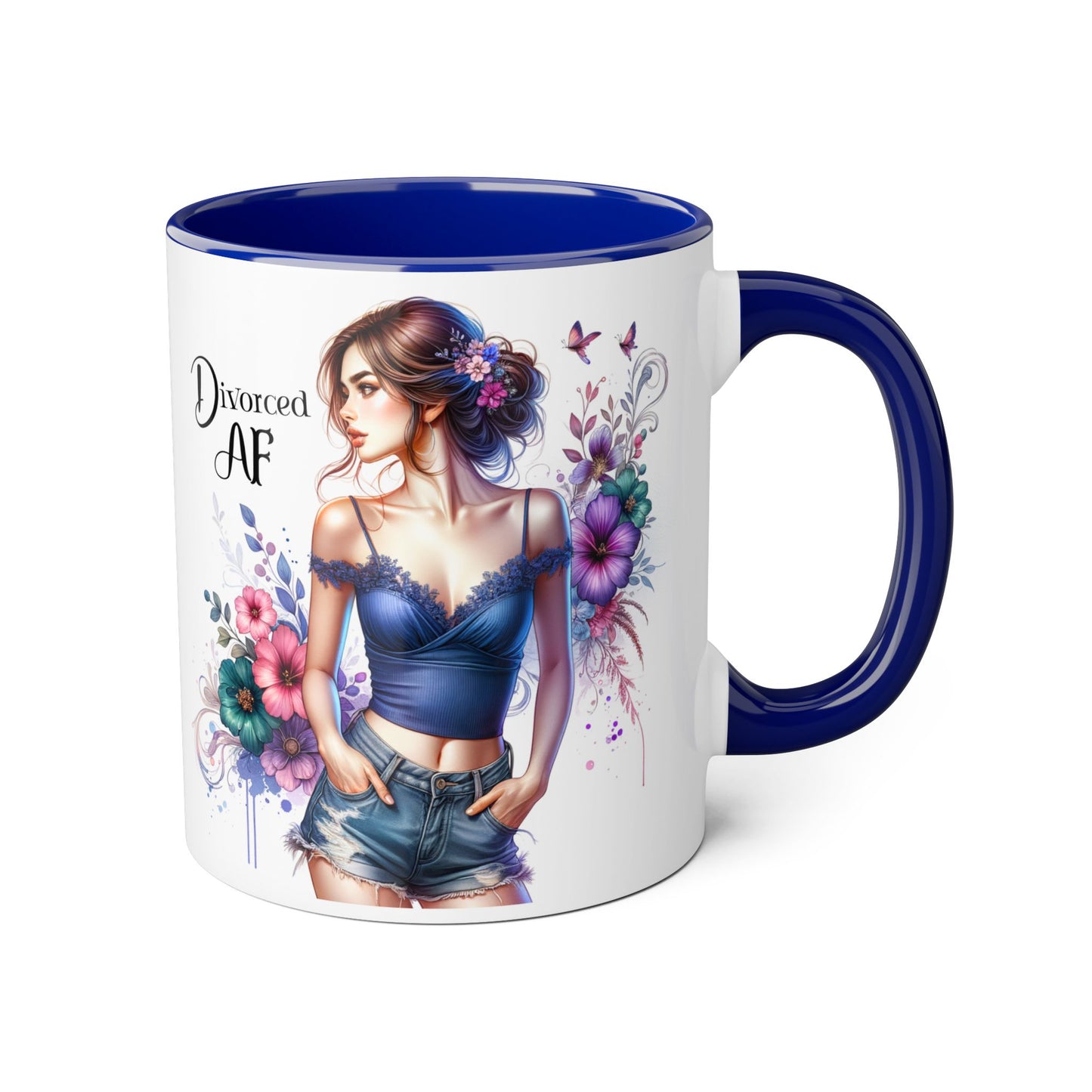 Mug - Divorced AF 11oz Accent Mug