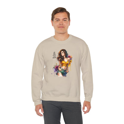 I Am My Own Happily Ever After  Stylish Inspirational Crewneck Sweatshirt, Cozy Unisex Pullover, Art Print Sweatshirt, Gift for Her, Everyday Wear, Colorful Design