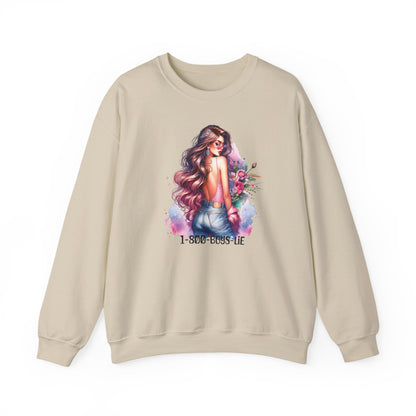 1-800-Boys-Lie Stylish Floral Graphic Sweatshirt, Cozy Crewneck Sweatshirt for Women, Gift for Her, Casual Fashion Top, Spring Wardrobe Essential