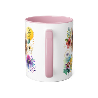 Money Can't Buy Happiness But It Can Buy Divorce Accent Mugs, 11oz