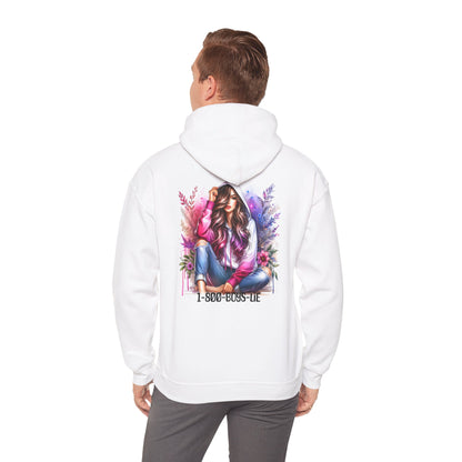 1-800-Boys-Lie Boss Babe Graphic Hoodie - Trendy Streetwear, Gift for Her, Fashionable Sweatshirt, Cozy Layering Piece, Birthday Present