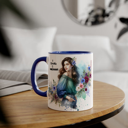 Survivor Accent Mug, Inspirational Gift Mug, Unique Art Coffee Cup, Self-Care Mug for Her, Perfect for Friendship, Recovery Gift