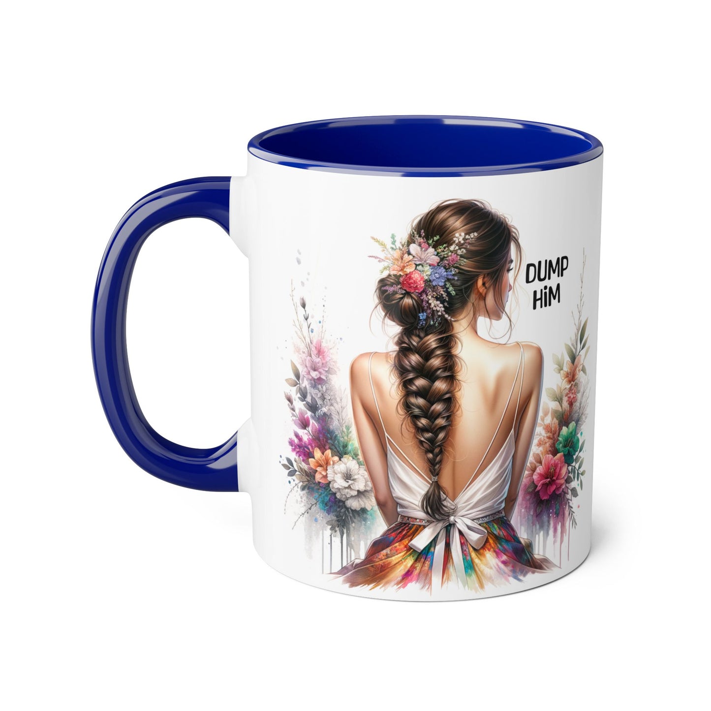 Dump Him Accent Mug