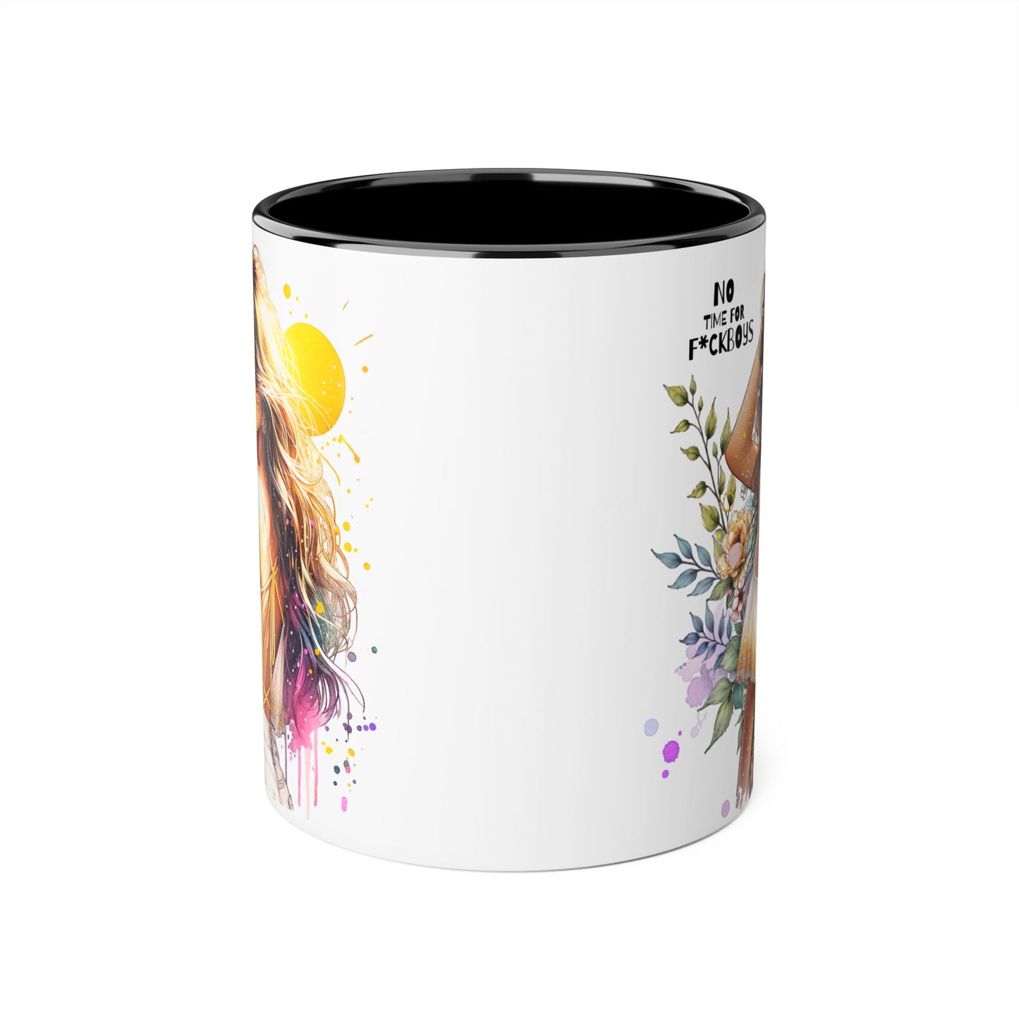 Funny Accent Mug - No Time For F*boys 11oz