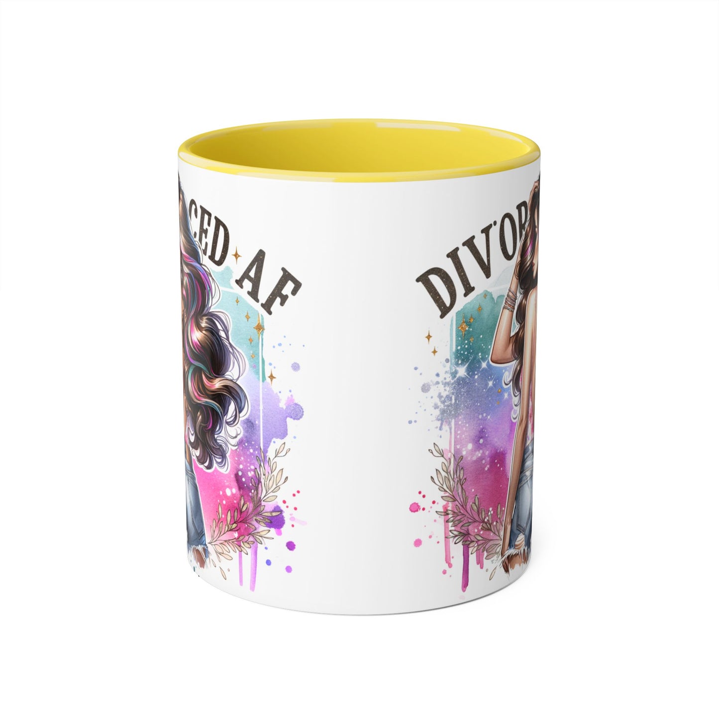 Mug - Divorced AF 11oz Accent Mug