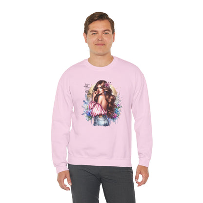 I Don't Make Mistakes, I Just Date Them Boho Chic Crewneck Sweatshirt, Cozy Gift for Her, Fashionable Layering Piece, Art-Inspired Apparel, Perfect for Special Occasions