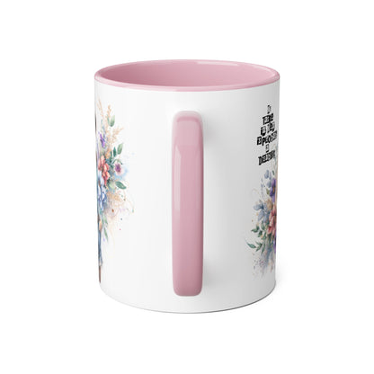 Funny Accent Mug - My Taste in Men is Probably a Disability Humor 11oz Cup