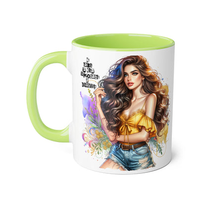 Funny Accent Mug - My Taste in Men is Probably a Disability Humor 11oz Cup