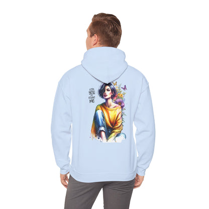 Breakup Hoodie - Unisex Hooded Sweatshirt Lost You and Found Me Design